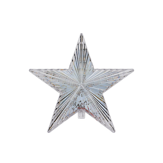 Украшение новогоднее Home Collection Новый Год Снежная Зима Верхушка/Звезда h=15 см 31LED 1 шт
