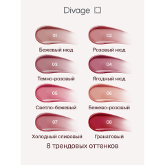 Жидкая помада для губ Divage Butter Gloss Liquid Lipstick т.06 2,8 мл