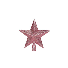 Верхушка для ёлки Koopman International Pink New Year Розовый Новый Год Звезда 1 шт