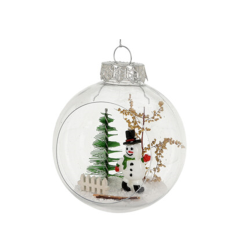 Ёлочное украшение Home Collection Pink New Year Розовый Новый год Шар d=8см 1 шт