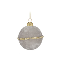 Ёлочное украшение Home Collection Снежная зима Шар d=8см 1 шт