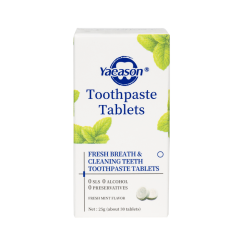 Зубная паста в таблетках с экстрактом ментола Yaeason Toothpaste Tablets 25 г