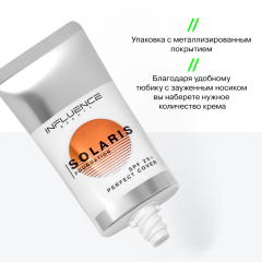 Тональная основа Influence Beauty Solaris Foundation SPF 25+ т.01 Ultra-light 25 мл