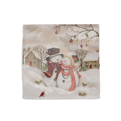 Салфетки для сервировки стола Koopman International Red New Year Красный Новый Год Набор 33х33 см 20 шт