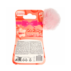 Блеск для губ голографический красный+Брелокблистер Lukky Charmy Plush 1 мл+1 шт