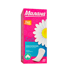 Ежедневные прокладки Милана Soft Deo Классические 20 шт