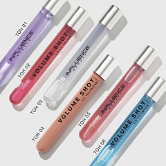 Блеск для губ для увеличения объема Influence Beauty Volume Shot т.05 Персиковый 6 мл
