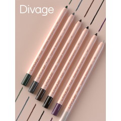 Карандаш для глаз Divage Kajal Eyeliner Waterproof т.01 Чёрный 1 г