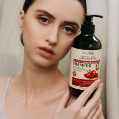 Шампунь для волос с аргановым маслом Sadoer Argan Oil Fluffy Clean Anti-dandruff Shampoo 500 мл