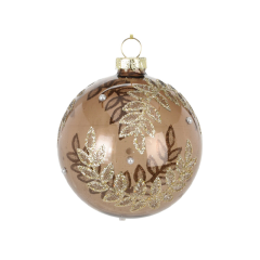 Ёлочное украшение Home Collection Pink New Year Розовый Новый год Шар d=8см 1 шт