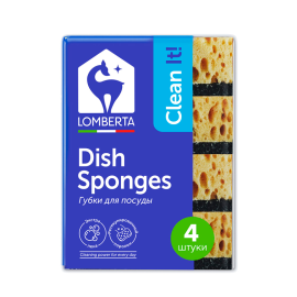 Dish Sponges Ретикулированные 4 шт