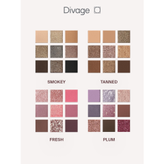 Палетка теней для век Divage Easy Nude Fresh 9 г