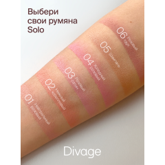 Румяна Divage Solo Compact Blush т.04 2 г