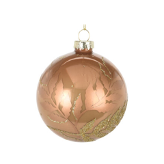 Ёлочное украшение Home Collection Pink New Year Розовый Новый год Шар d=8см 1 шт