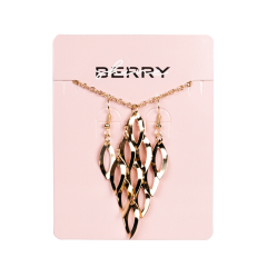 Набор: ожерелье, серьги Shineberry PLM31061 3 пр.