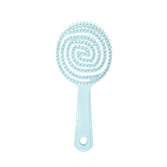 Мини расческа для распутывания волос в форме леденца Solomeya Lollipop Shaped Mini Detangling Hair Brush Tiffany 1 шт