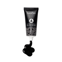 Маска для лица против черных точек с бамбуковым углем Sadoer Bamboo Charcoal Black Mask 60 г