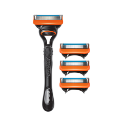 Станок + Кассеты для бритья Gillette Fusion 5 1 шт+3 шт