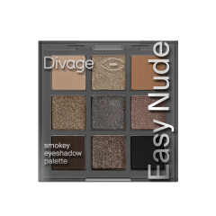 Палетка теней для век Divage Easy Nude Smokey 9 г