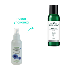 Лосьон для снятия макияжа Green Mama Васильковая Вода и Овёс 100 мл