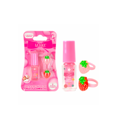 Лак для ногтей + 2 колечка Lukky Fruity Confetti 3,5 мл+2 шт
