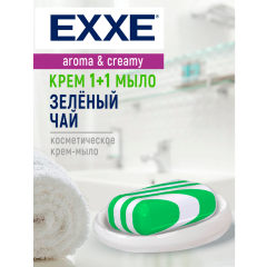 Туалетное крем+мыло Exxe 1+1 Зеленый Чай 90 г