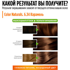 Краска для волос Garnier Color Naturals т.6.34 Карамель 112 мл