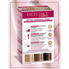 Крем-краска для волос L'Oreal Paris Excellence т.9.1 Очень светло-русый пепельный 192 мл