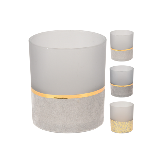 Подсвечник Home Collection Снежная зима Декоративный 9х9х10см 1 шт