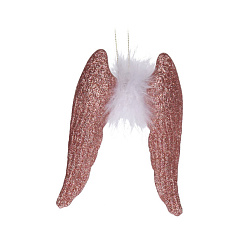 Подвесная декорация Koopman International Pink New Year Розовый Новый Год Крылья Ангела 1 шт.