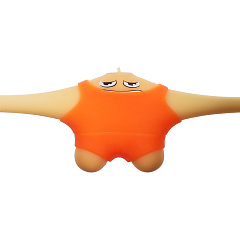 Супер-мялка Играем вместе Антистрессмен 10 см Мука 1 шт