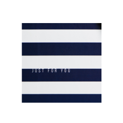 Коробка квадратная Дарите Счастье Полоска 14*14*7,5 см 1 шт