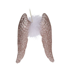 Подвесная декорация Koopman International Pink New Year Розовый Новый Год Крылья Ангела 1 шт.