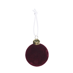 Ёлочное украшение Koopman International Pink New Year Розовый Новый Год Шар 1 шт