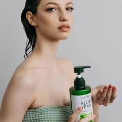 Кондиционер для волос восстанавливающий с экстрактом алоэ вера Sadoer Aloe Vera Multi-Effect Repair Conditioner 500 мл