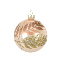 Ёлочное украшение Home Collection Pink New Year Розовый Новый год Шар d=8см 1 шт