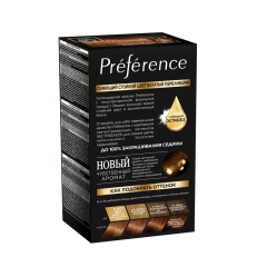 Стойкая краска для волос L'Oreal Paris Preference т.6.35 Светлый янтарь 174 мл
