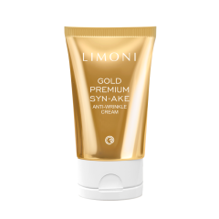 Крем для лица антивозрастной со змеиным ядом и золотом LIMONI Gold Premium Syn-Ake Anti-Wrinkle Cream 50 мл