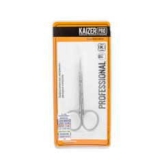 Ножницы маникюрные Kaizer Pro Для Кутикулы 10,5 см Полотно 3 см Сатин Хром C-04 1 шт