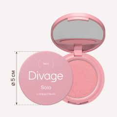 Румяна Divage Solo Compact Blush т.03 2 г