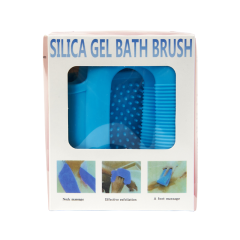 Массажная мочалка-щетка для тела Accessories Силиконовая 1 шт