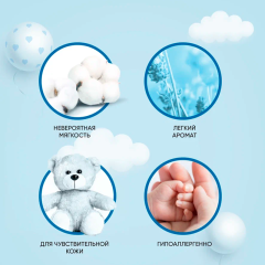 Кондиционер для белья Вернель Детский 1820 мл