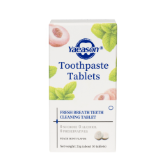 Зубная паста в таблетках с экстрактом персика Yaeason Toothpaste Tablets 25 г