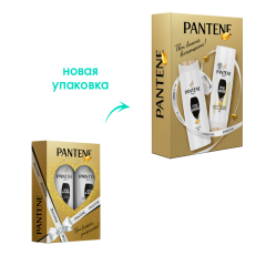 Подарочный набор ( Шампунь+Бальзам-ополаскиватель) Pantene Густые и Крепкие 250 мл+200 мл