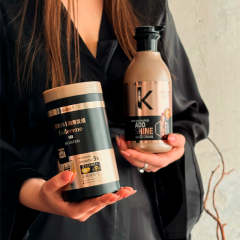 Набор парфюмированный (Шампунь для волос+Маска для волос) Yibaolian Fuli 800 мл+1000 мл