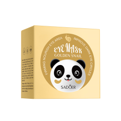 Патчи для глаз с муцином улитки Sadoer Golden Snail Firming Nourish Eye Mask 60 шт