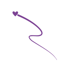 Маркер для лица со штампом SHU Stamp-and Poke т.02 Фиолетовое сердце 2 г