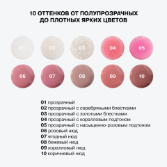 Гель-блеск для губ Influence Beauty Gloss-X т.04 3,4 мл