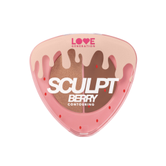 Палетка для контуринга лица Love Generation SculptBerry т.01 Cocoa Milk 6 г