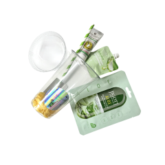 Набор: масло для ногтей + крем для рук + маска для лица Эстетическое Ателье Освежающий Мохито 3 пр